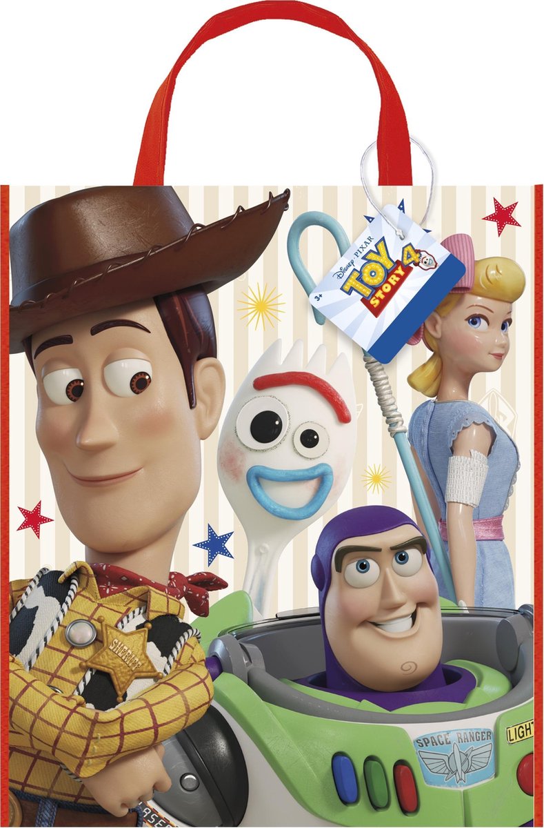 UNIQUE - Plastic Toy Story 4 cadeauzakje - Decoratie > Feestzakjes